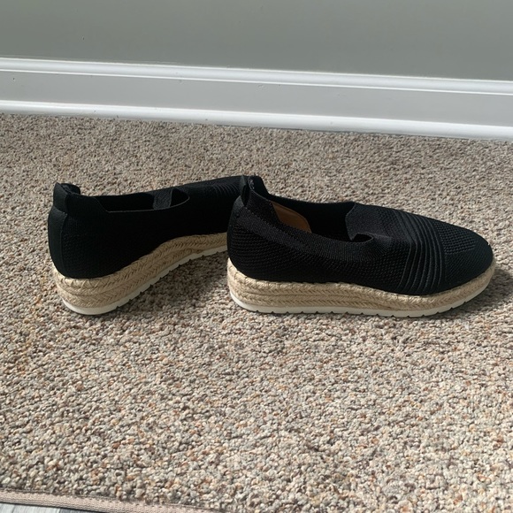 Adrienne Vittadini Sport Knit Espadrille Platform Sandal - Size 7.5 - Picture 2 of 5